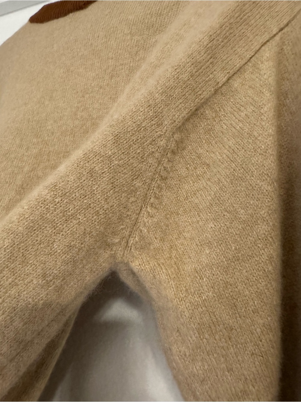 Vintage Made in Scotland Strathspey 100% Wool Blend Brown Cardigan - Picture 10 of 16